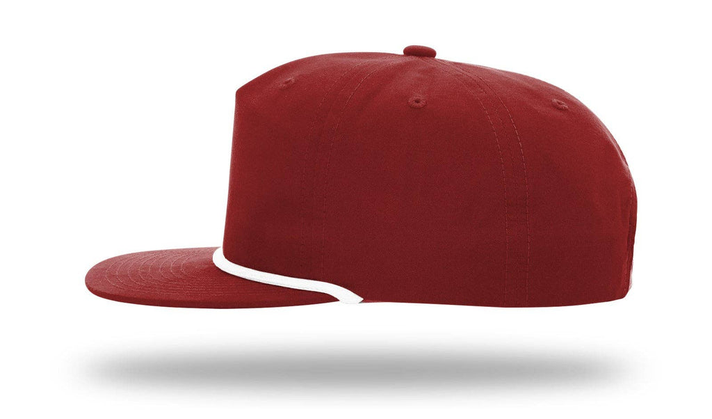 Richardson 256 Grandpa Pinch 5-Panel Hat, Rope Cap, Umpqua: Navy/White