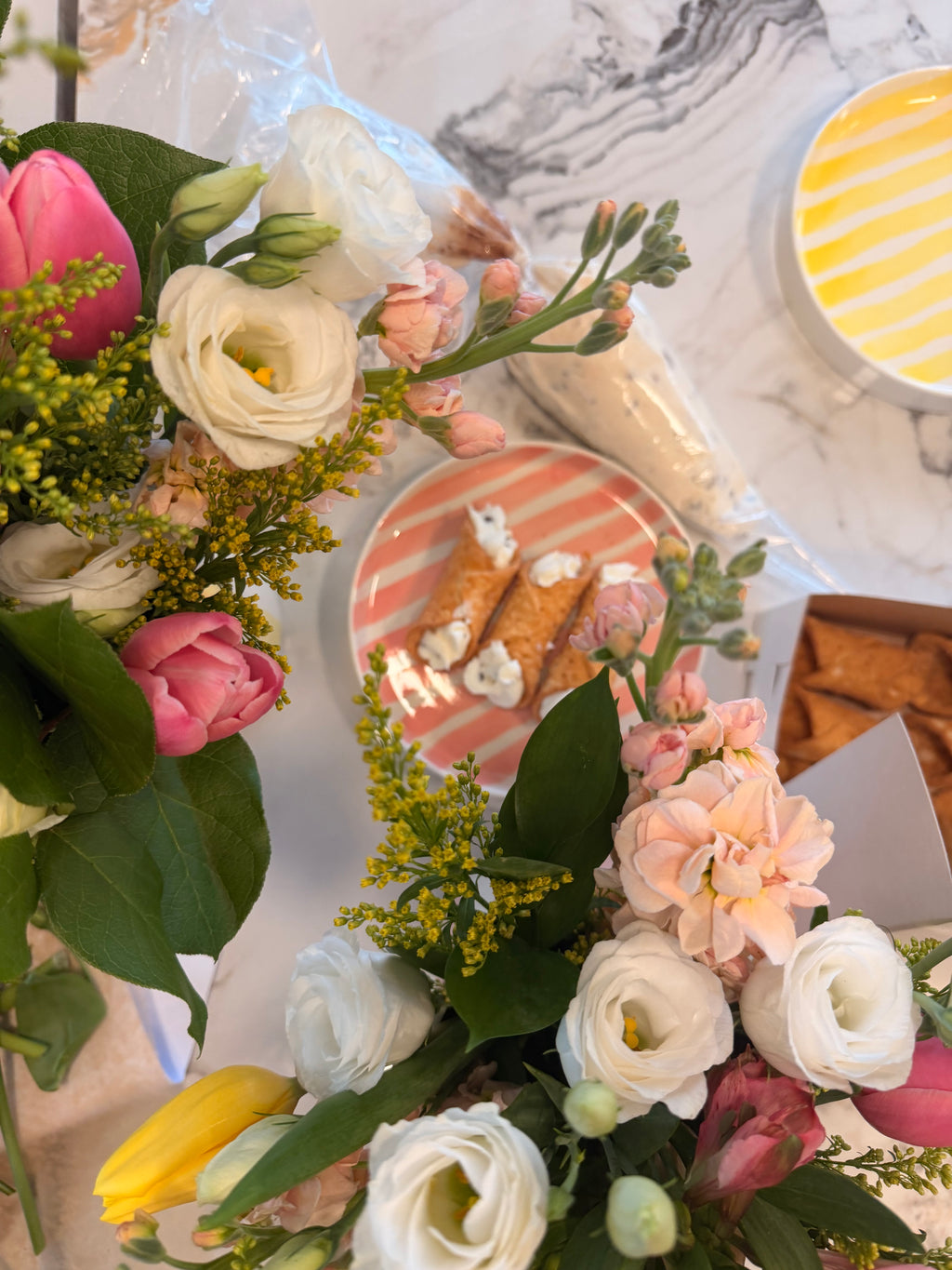 Flower pickup at Bottega del Sud | 645 East 2nd Street