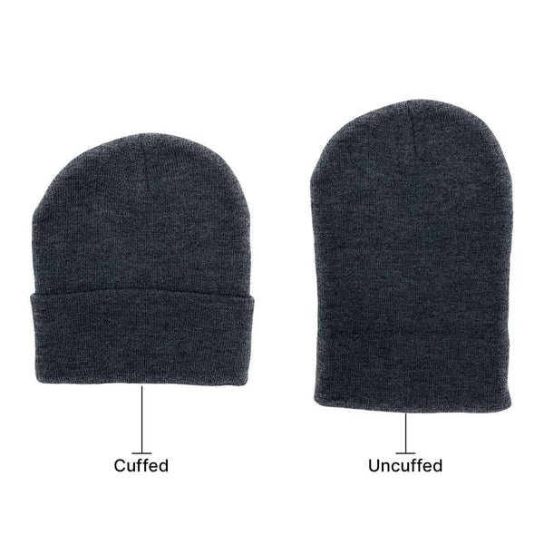 Beanies Caps Toboggan Cuffed Soft Knit in Bulk Multi-Color Plain Blank Wholesale: Khaki