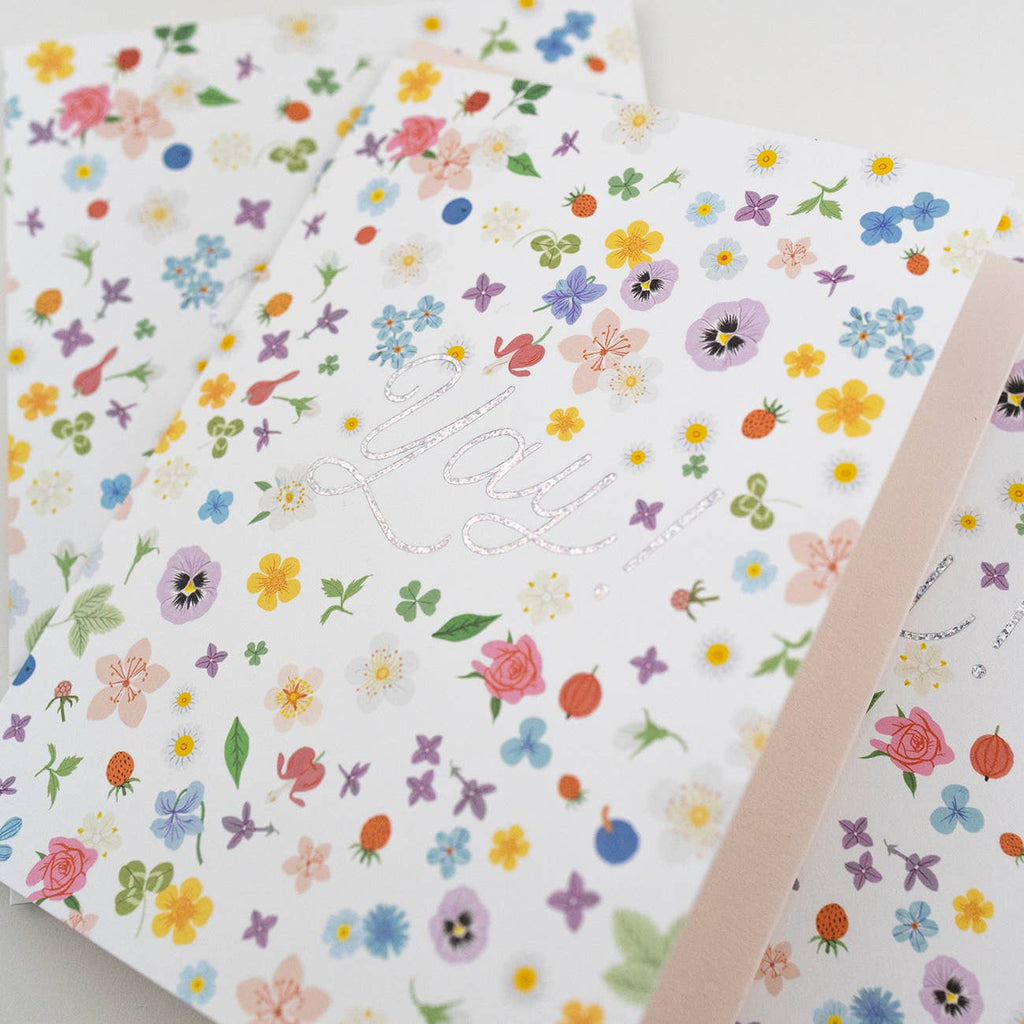YAY Floral Confetti | greeting card