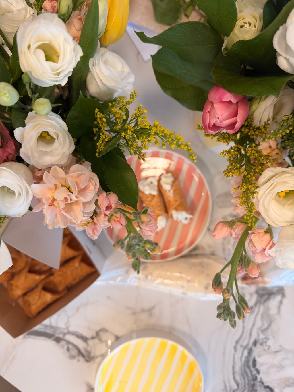 Flower pickup at Bottega del Sud | 645 East 2nd Street