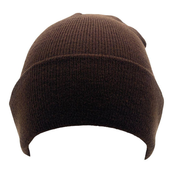 Beanies Caps Toboggan Cuffed Soft Knit in Bulk Multi-Color Plain Blank Wholesale: Khaki