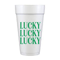 Lucky Lucky Lucky Foam Cups- St Patricks