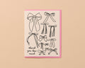 Bow Girly Thank You Card - Coquette Spring Easter