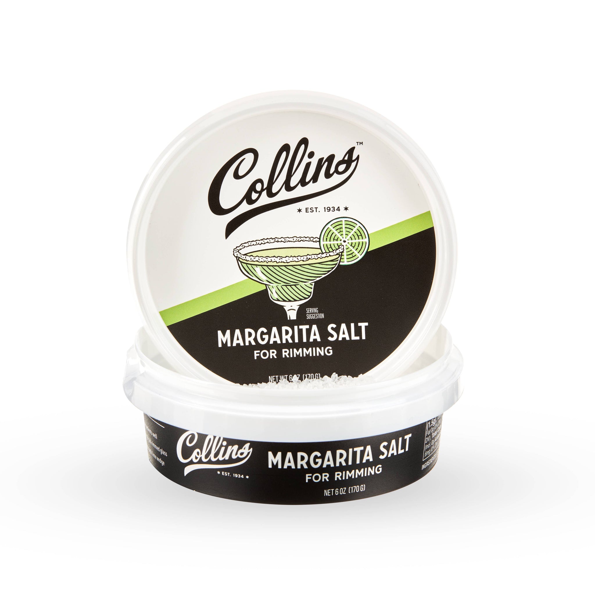 White Glass-Rimming Margarita Sea Salt - 6 oz
