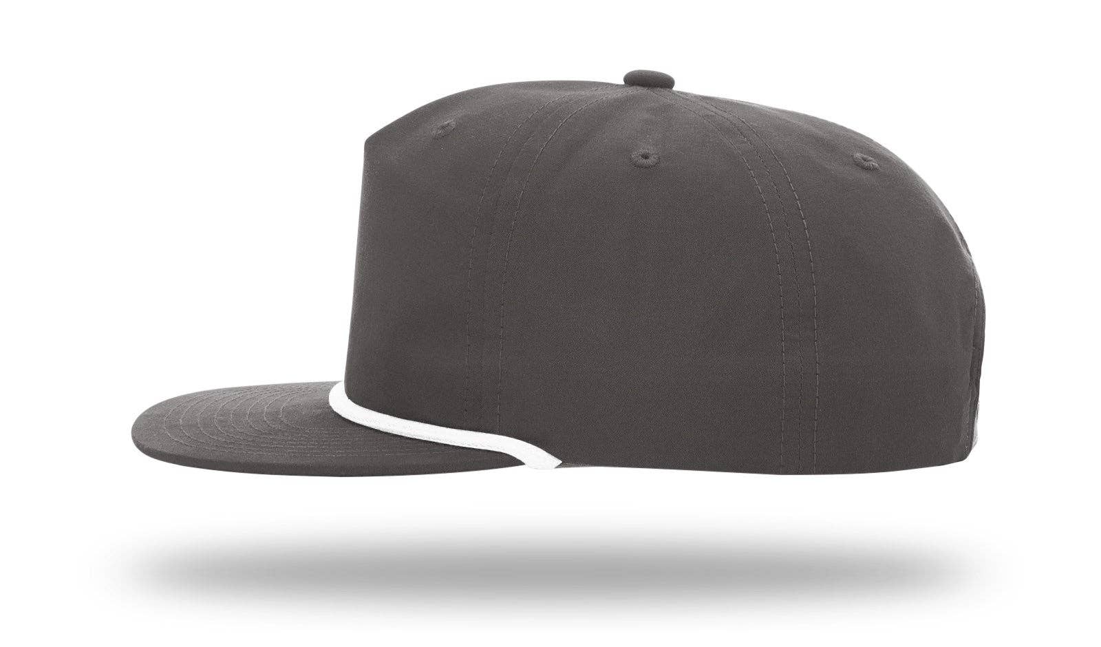 Richardson 256 Grandpa Pinch 5-Panel Hat, Rope Cap, Umpqua: Navy/White