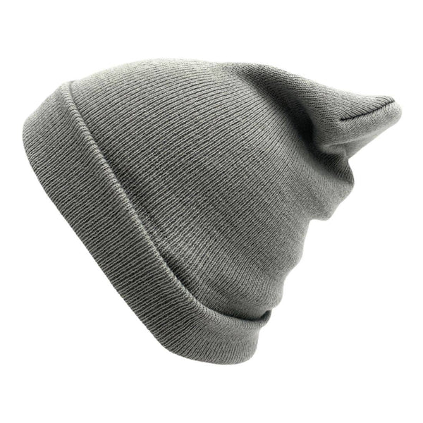 Beanies Caps Toboggan Cuffed Soft Knit in Bulk Multi-Color Plain Blank Wholesale: Kelly Green