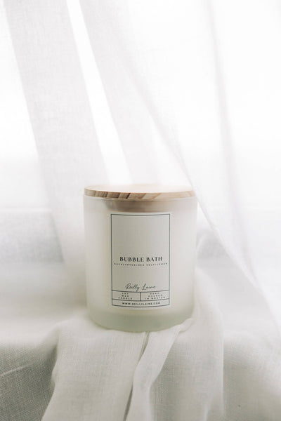 Bubble Bath Candle: SIGNATURE FROSTED 14 OZ.