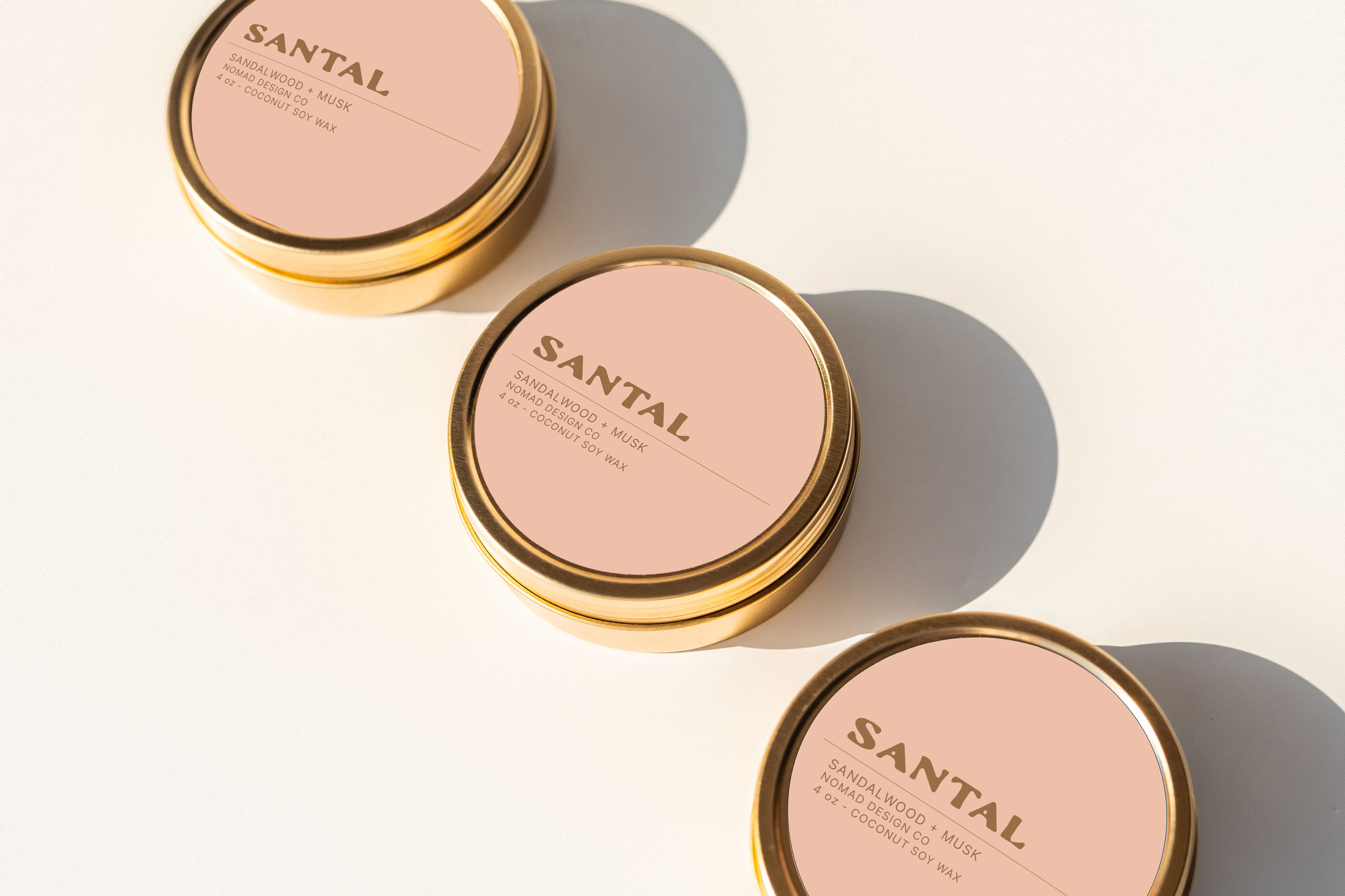 Santal Travel Tin Candle