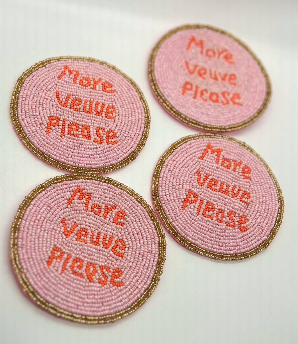 More Veuve Please Coaster