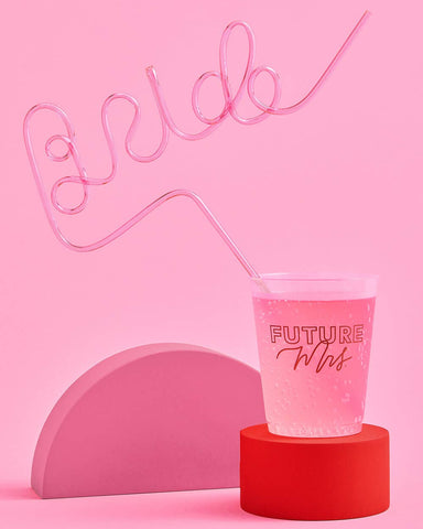 Bride Straw, Bachelorette Party Decor, Bridal Shower Gift