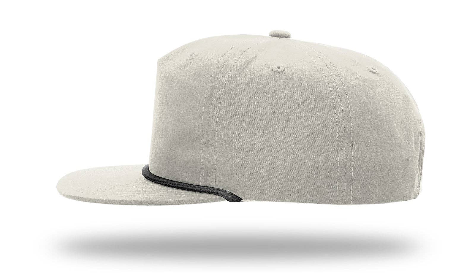 Richardson 256 Grandpa Pinch 5-Panel Hat, Rope Cap, Umpqua: Navy/White