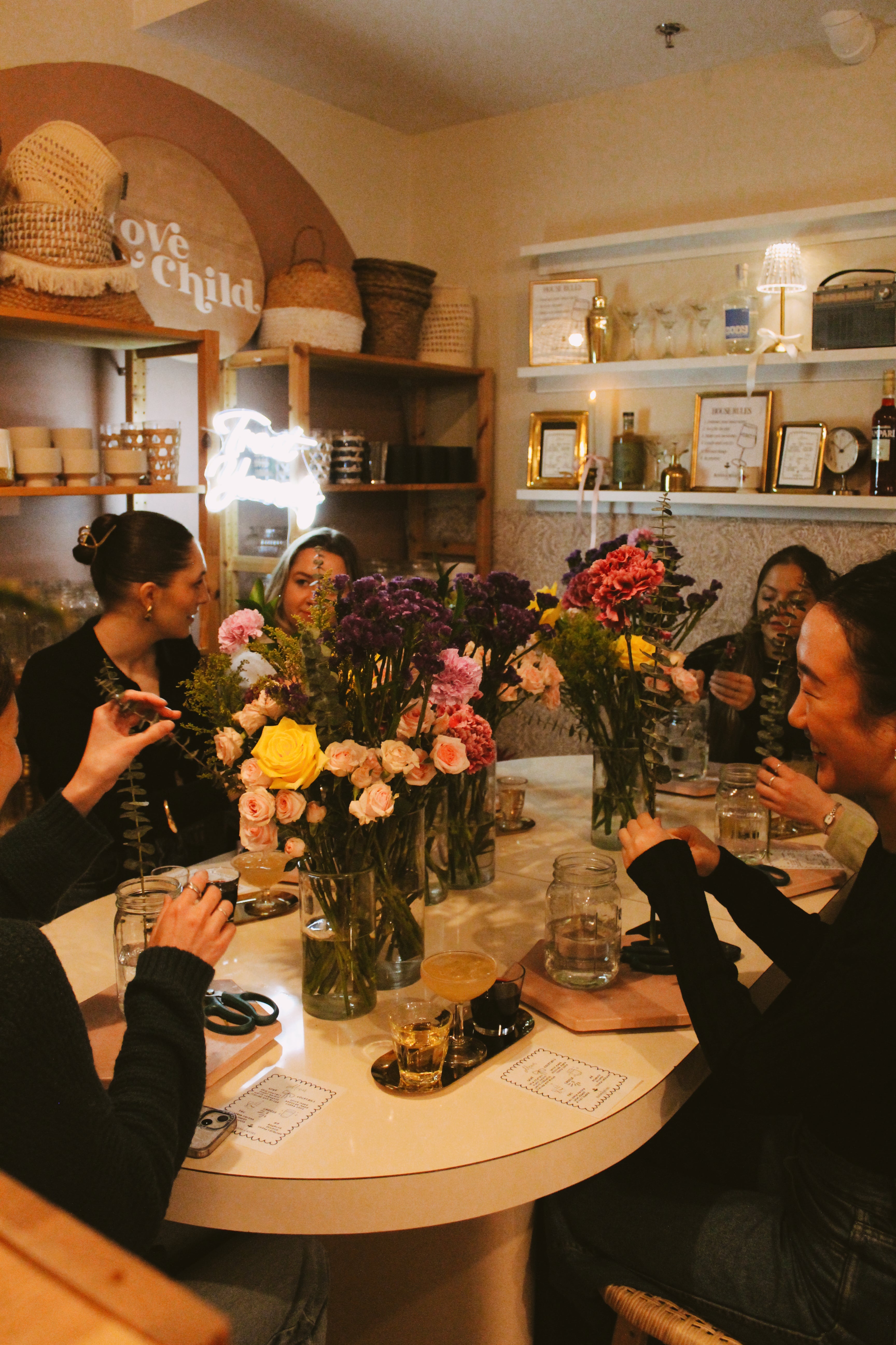 Saturday Blooms & Bevvies Cafe Reservations