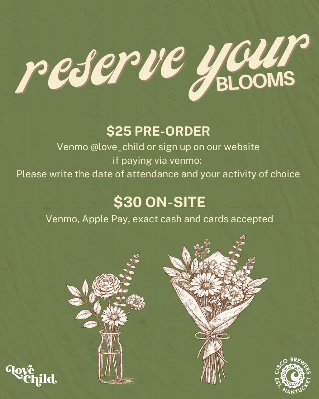 Cisco Brewers Bloom Bar