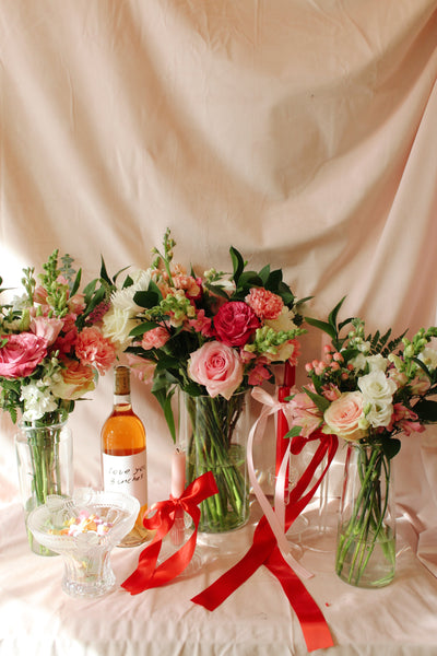 Boston Bottle Valentine's Day Flowers