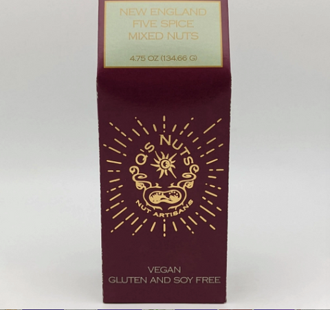 New England Five Spice Mixed Nuts Gift Box - 4.75