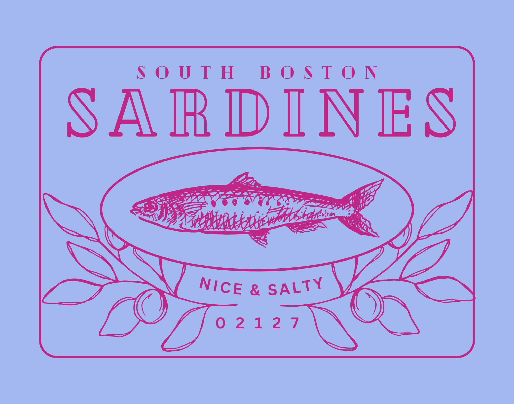 Southie Sardine, Oyster Club, Salty Sirens  5x7 Print - NAT