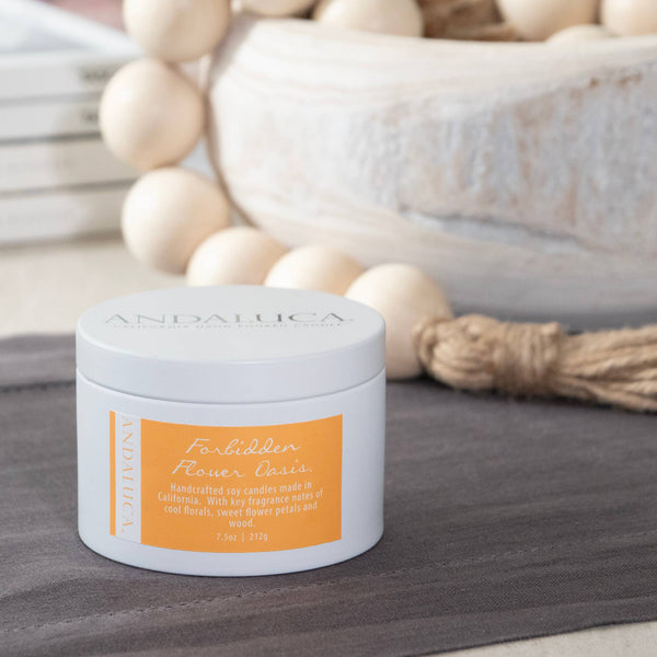 Forbidden Flower Oasis 7.5 oz. Tin Candle