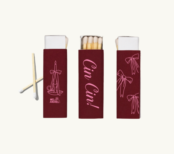 "Cin Cin" Matches - Everyday Lipstick Matchbox
