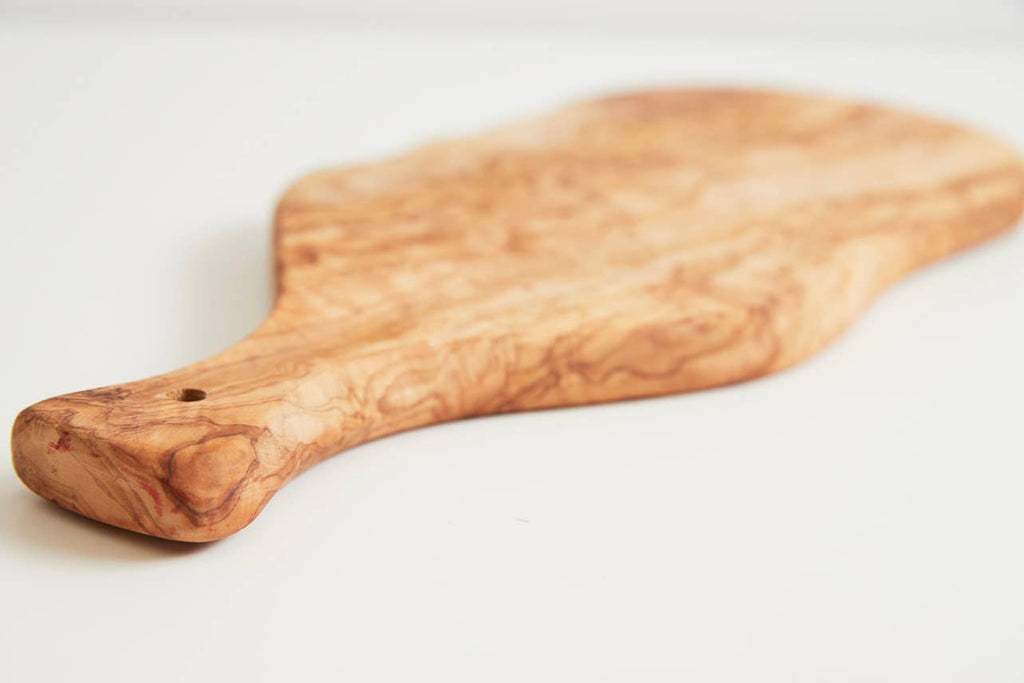Italian Olivewood Charcuterie and Cheese Paddle Board: Medium (13-14'')