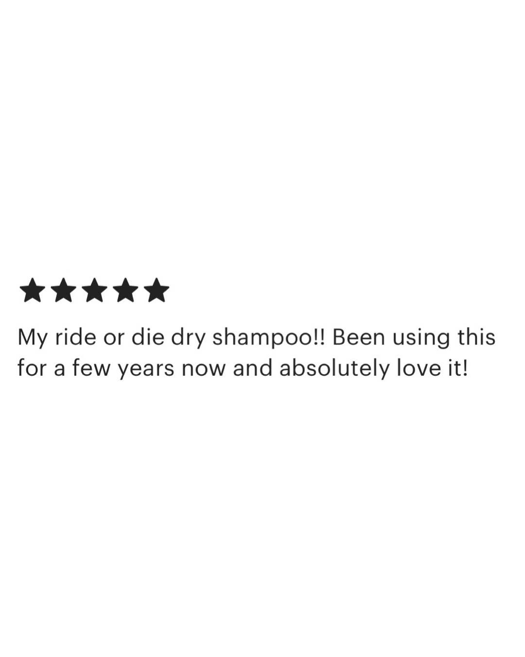 Coco Rose Dry Shampoo