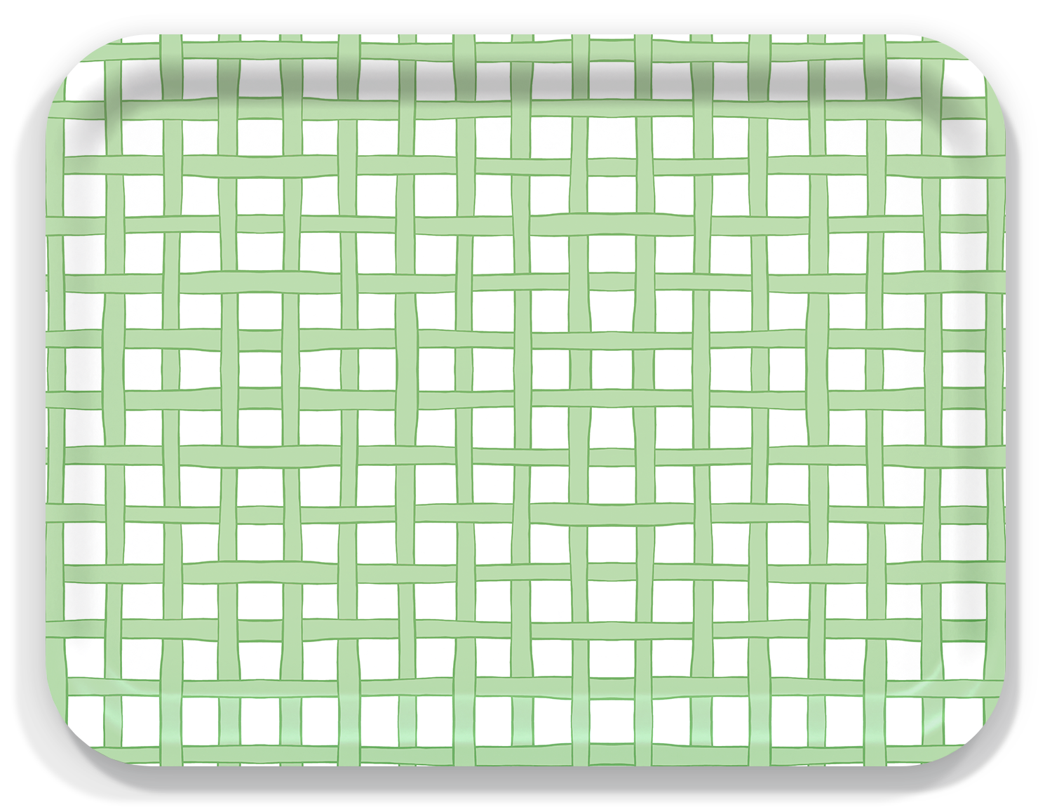 New England Tray Collection by Sara Fitz: Check Red