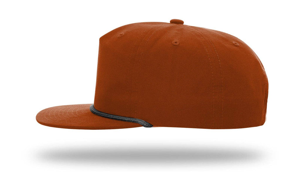 Richardson 256 Grandpa Pinch 5-Panel Hat, Rope Cap, Umpqua: Navy/White