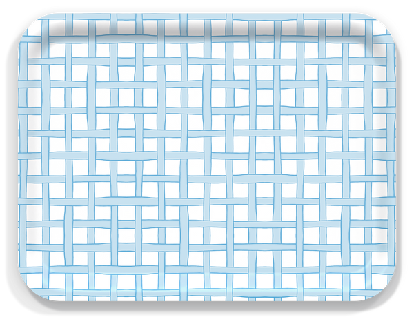 New England Tray Collection by Sara Fitz: Check Red