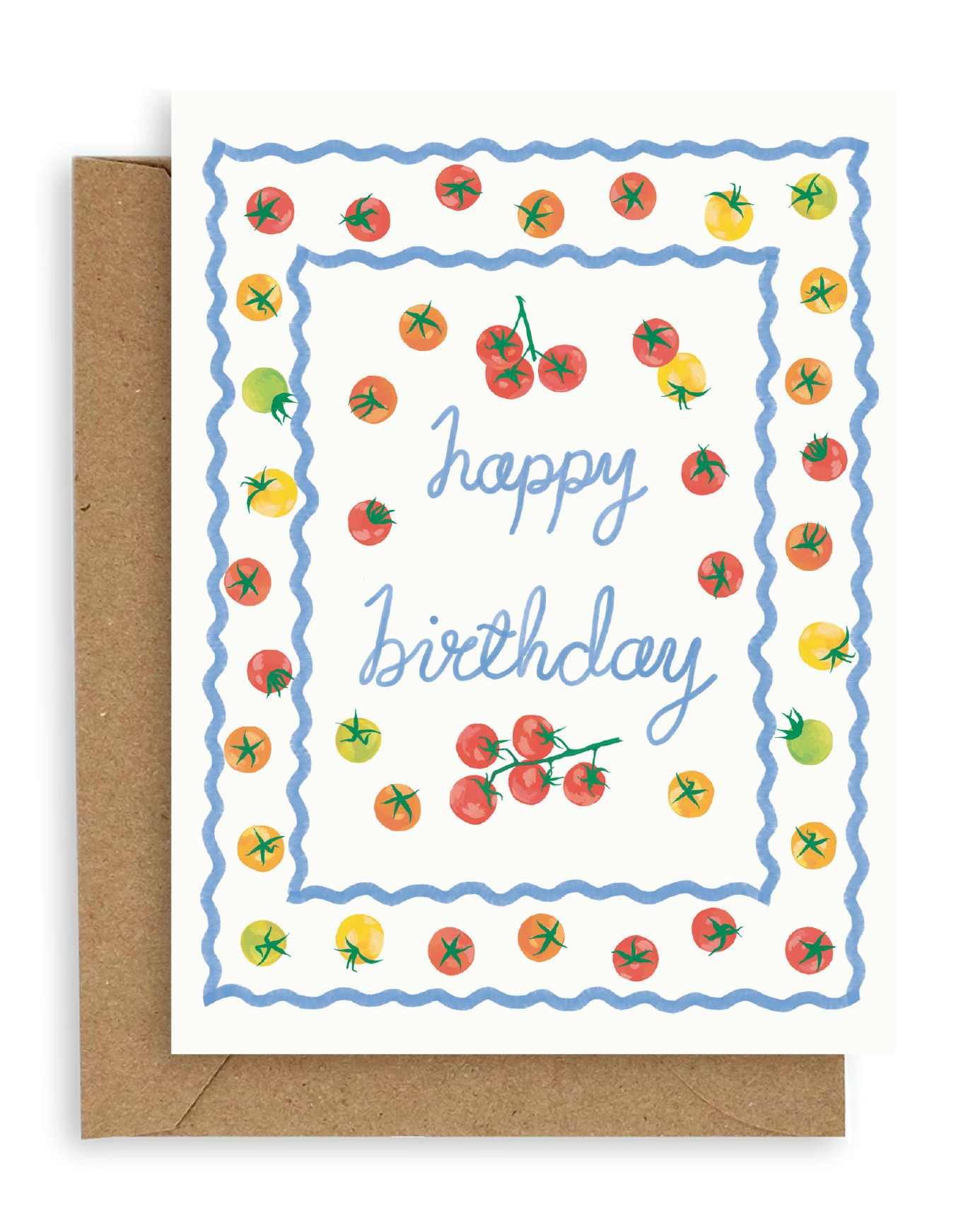Tomatoes Birthday Card: Single