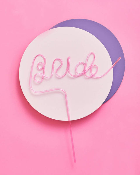Bride Straw, Bachelorette Party Decor, Bridal Shower Gift