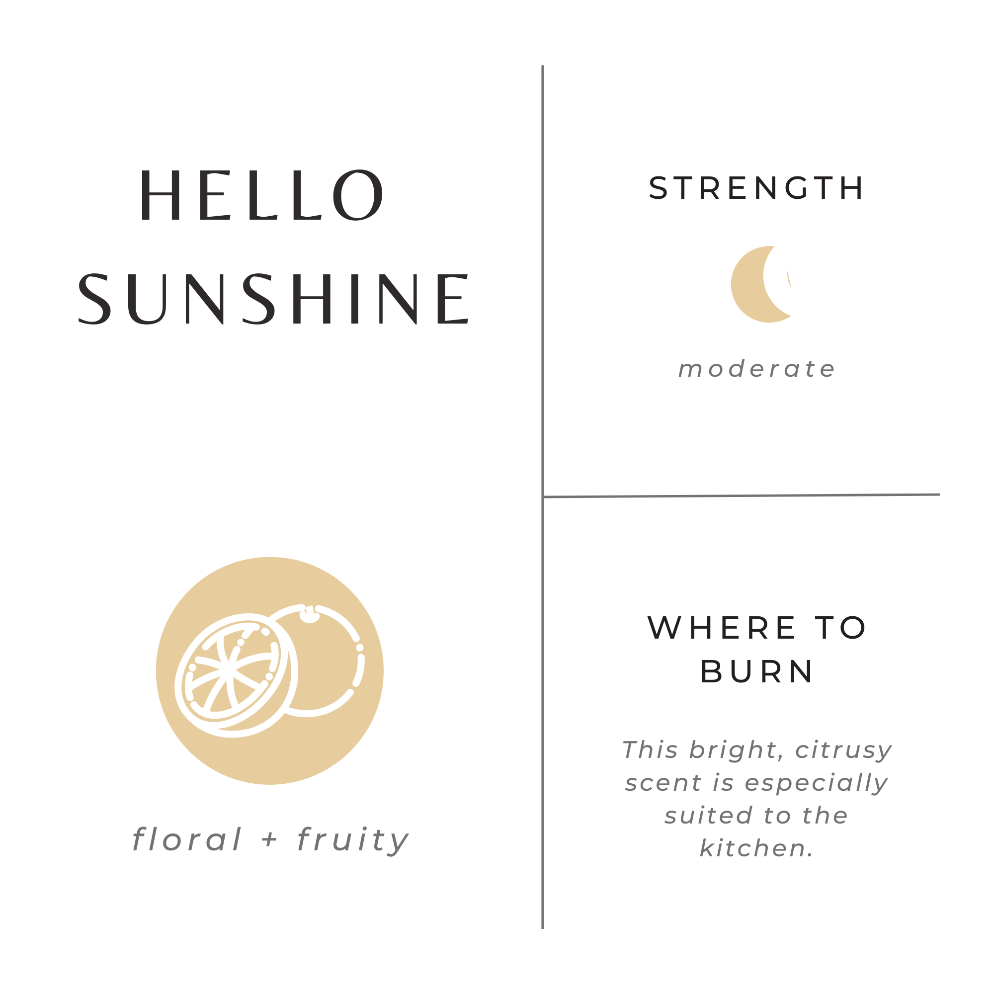Travel Tin Candle | Hello Sunshine (6 oz): 6 oz