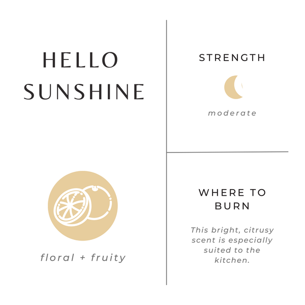 Travel Tin Candle | Hello Sunshine (6 oz): 6 oz