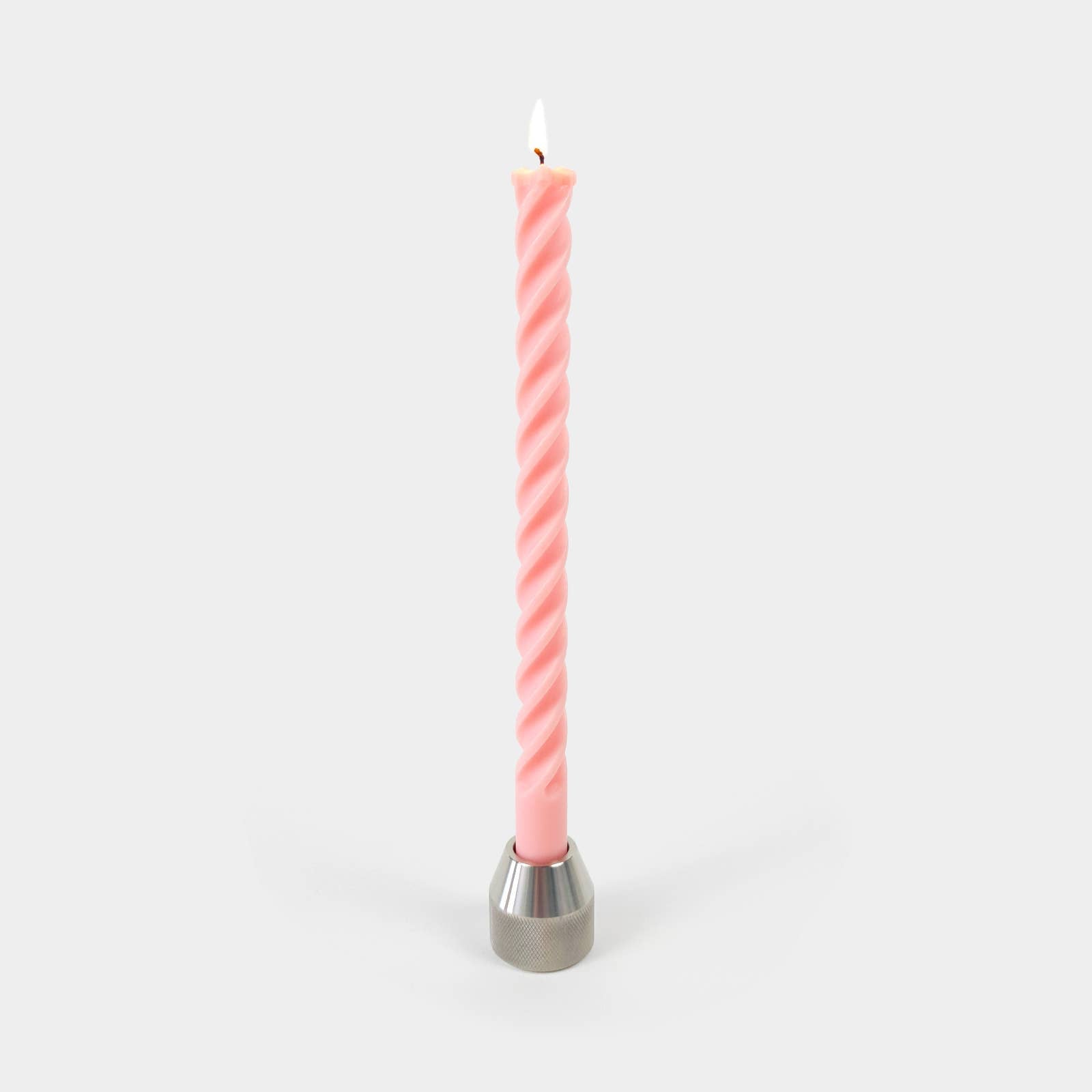 Concrete Drill Bit Candle - Pink