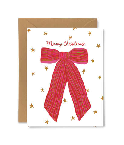 Christmas Bow Card
