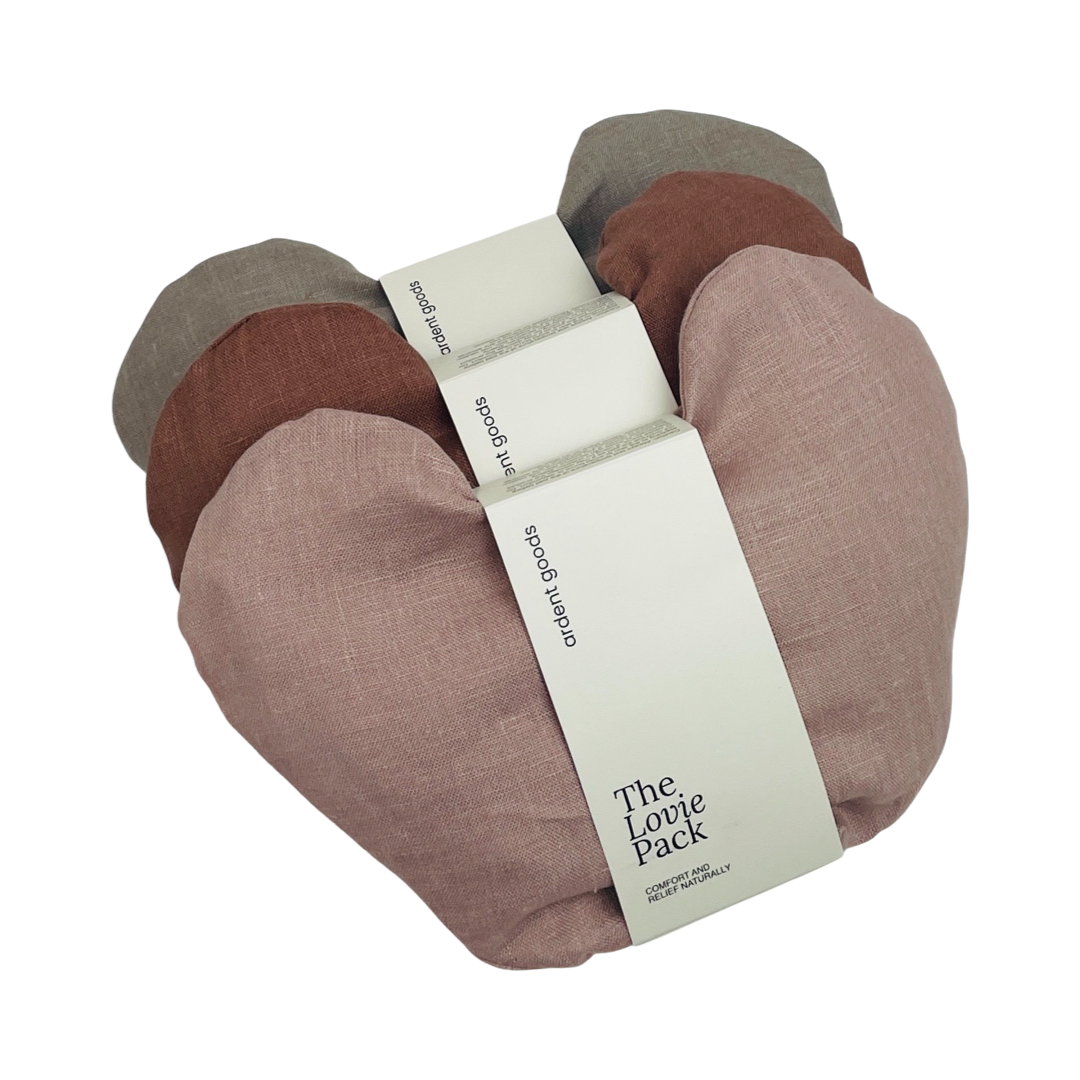 The Lovie Pack - Warm or Cold Pad with Slipcover: Blush