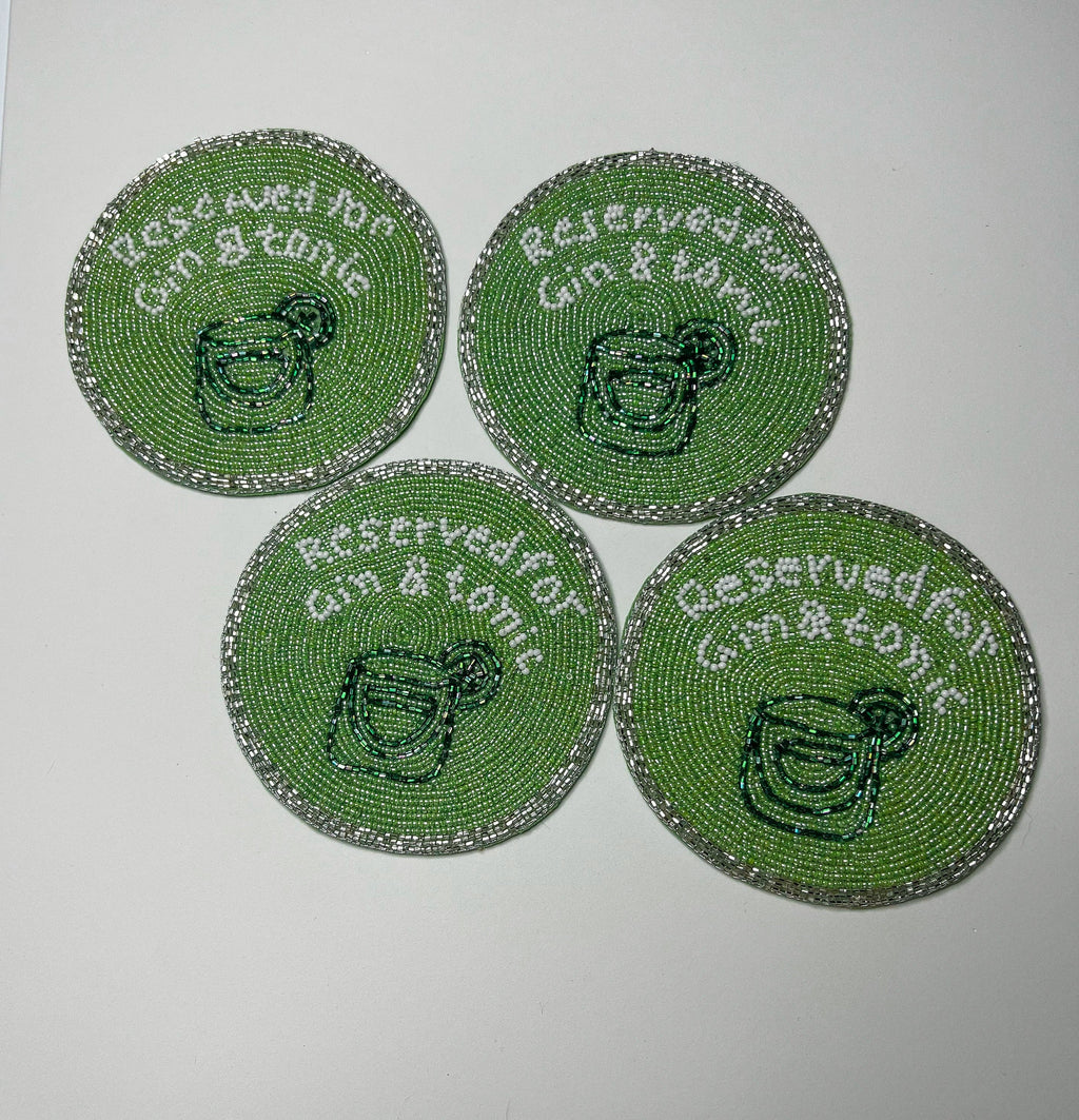 Reserved For Gin & Tonic Coaster