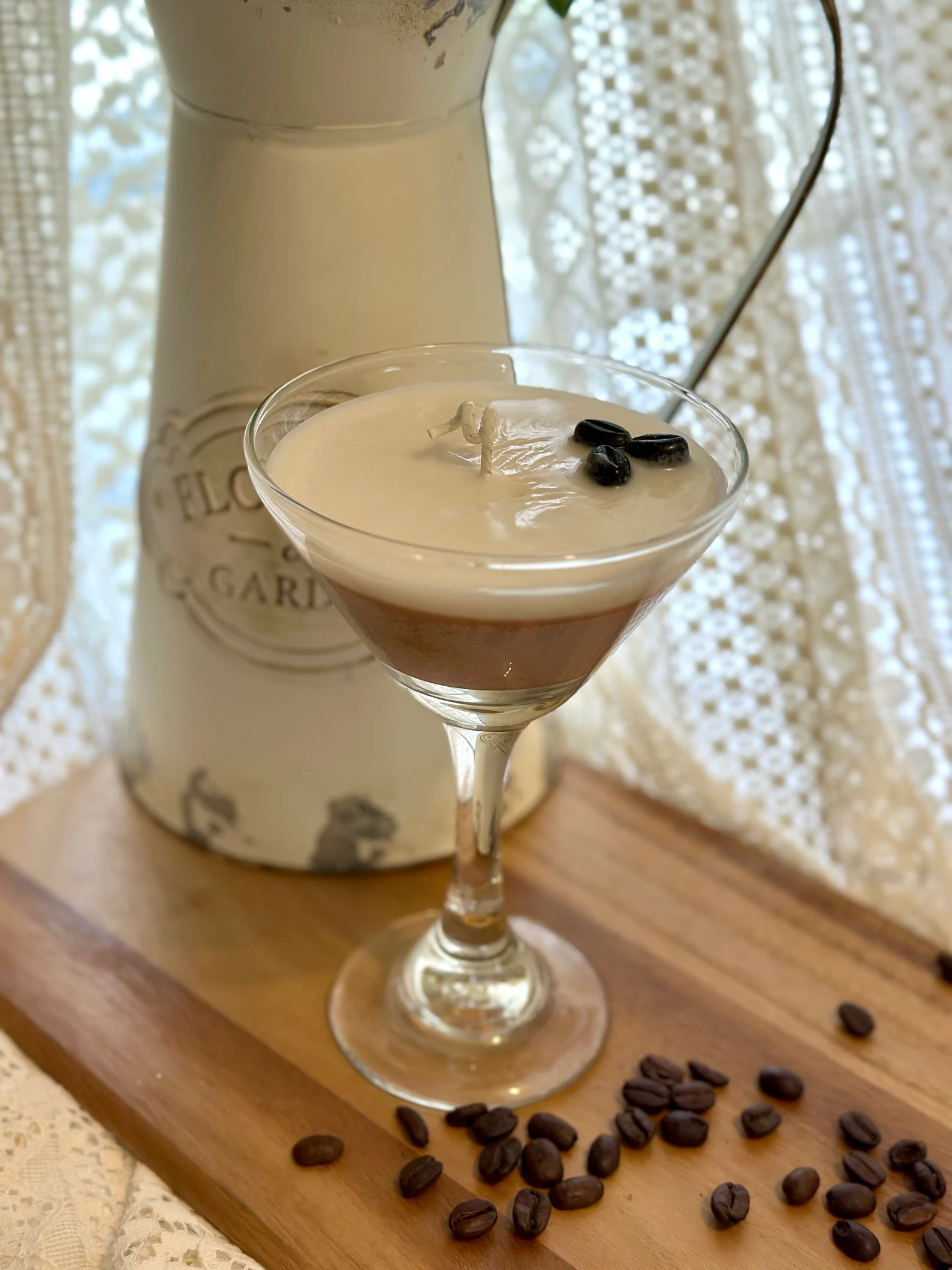 Pink Spruce Espresso Martini Candle