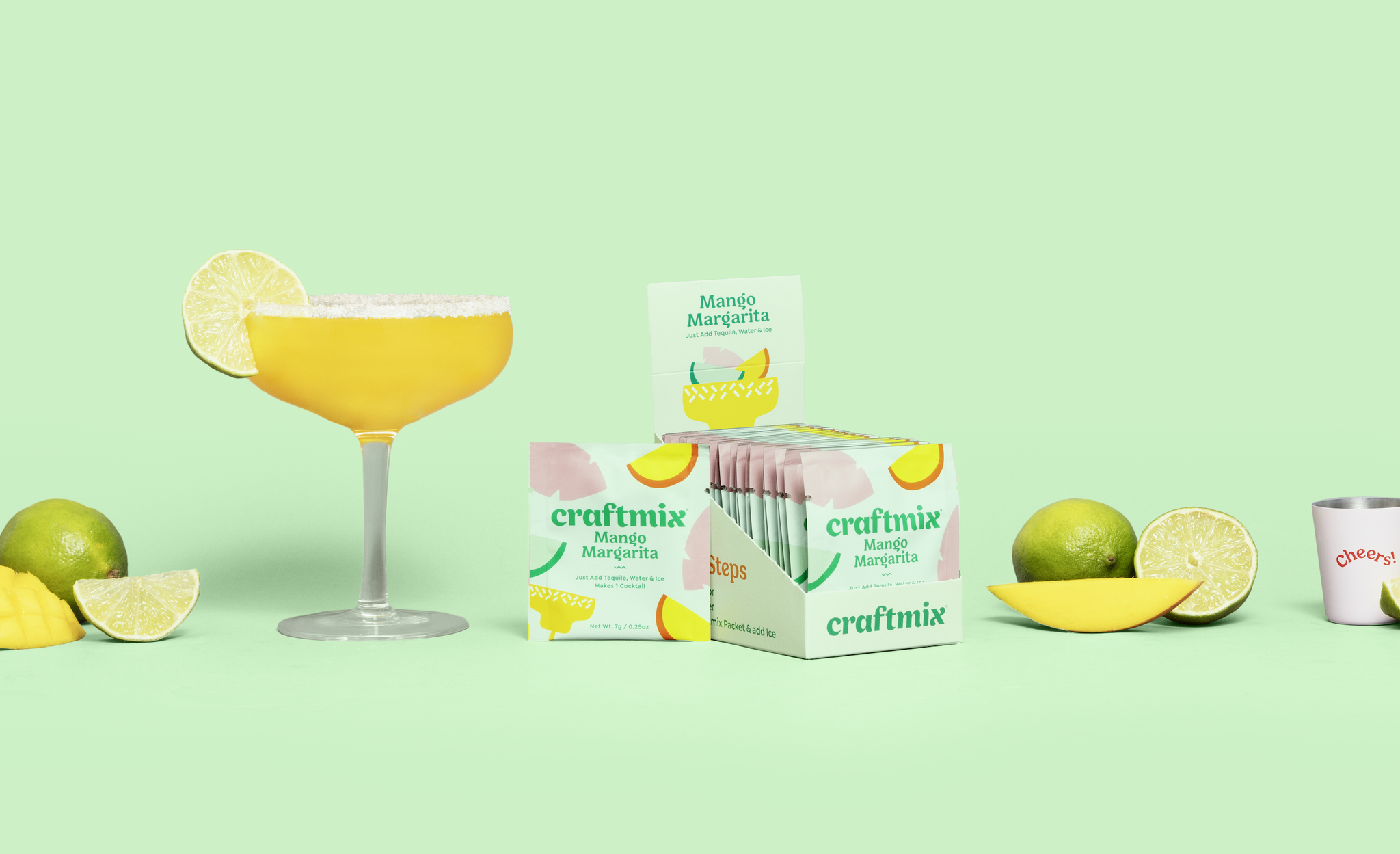 Mango Margarita Cocktail / Mocktail Mixer - single packets