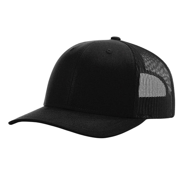 Richardson 112 Classic Premium Trucker Hat, Snapback Cap: Biscuit/True Blue