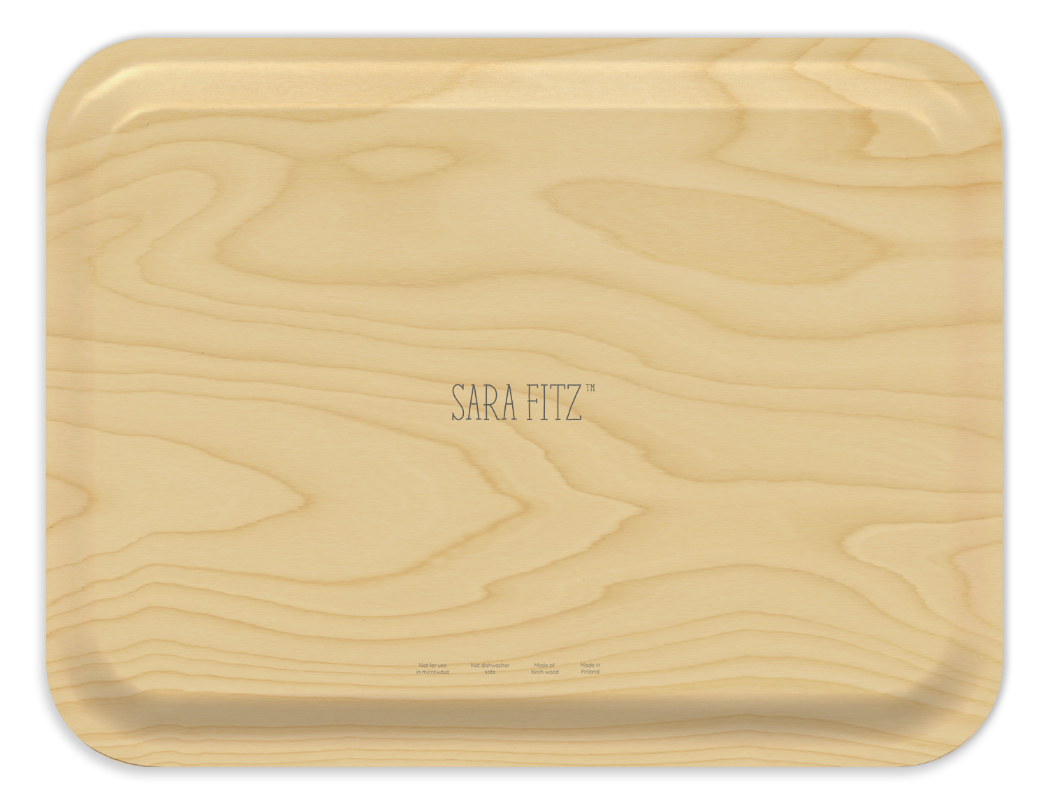 New England Tray Collection by Sara Fitz: Check Red