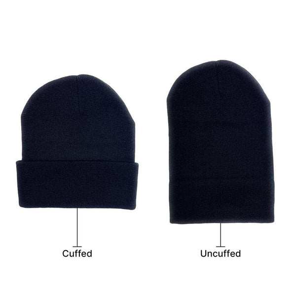 Beanies Caps Toboggan Cuffed Soft Knit in Bulk Multi-Color Plain Blank Wholesale: Khaki