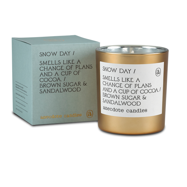 Snow Day (Brown Sugar & Sandalwood) Gold Tumbler Candle