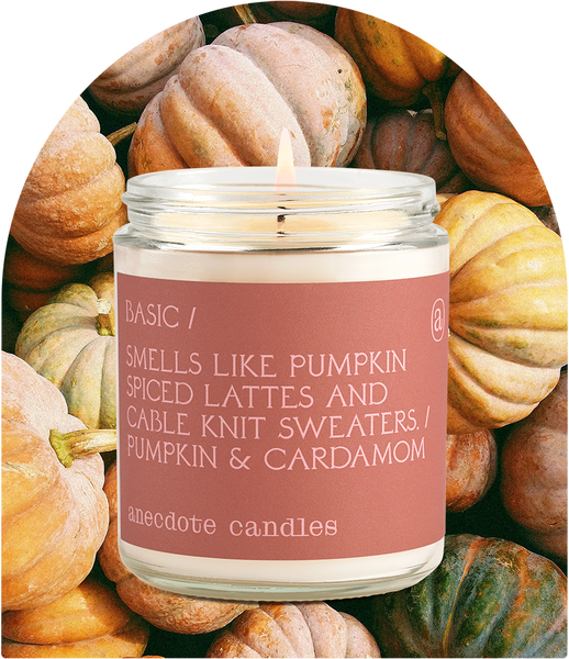 Basic (Pumpkin & Cardamom) Glass Jar Candle
