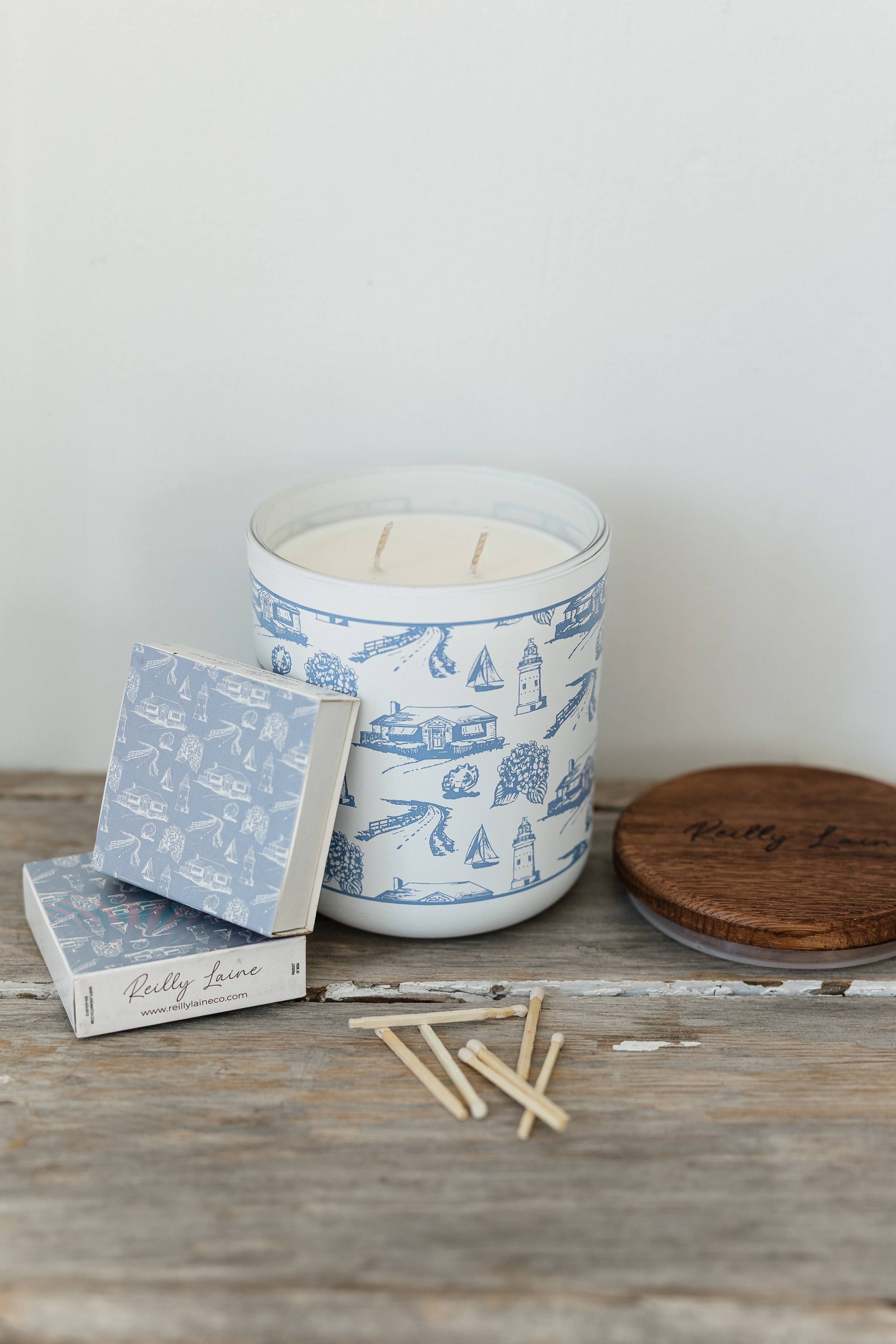 Reilly Lane Print Candle: All Roads Lead Home 14 OZ.