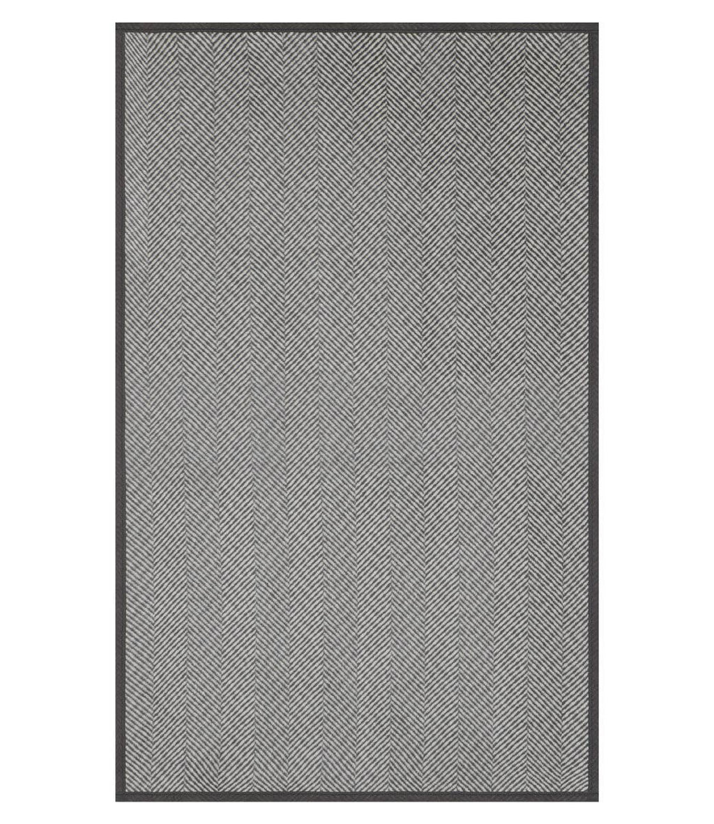 Harborview Herringbone Ash Midi Blanket: Midi
