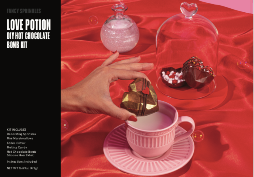 Love potion DIY hot chocolate bomb kit