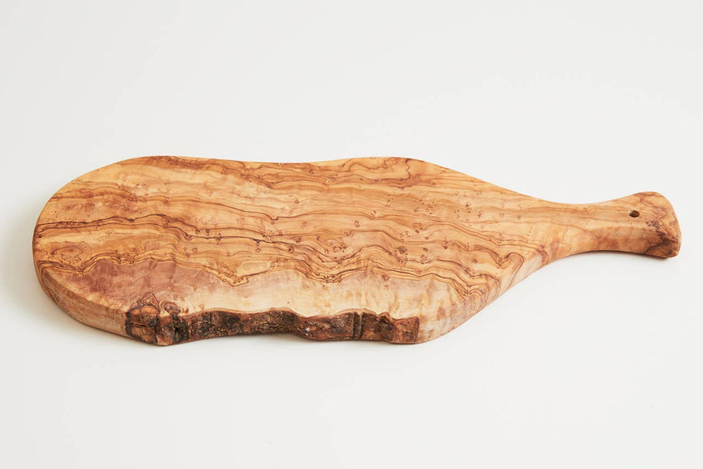 Italian Olivewood Charcuterie and Cheese Paddle Board: Medium (13-14'')
