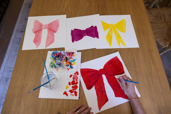 Rainbow Bows Birthday Card