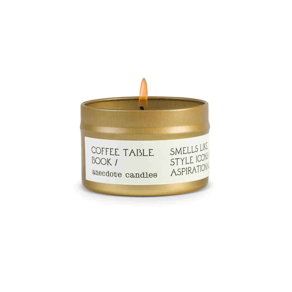 Coffee Table Book (Vetiver & Grapefruit) Candle: 7.8 oz Glass Jar