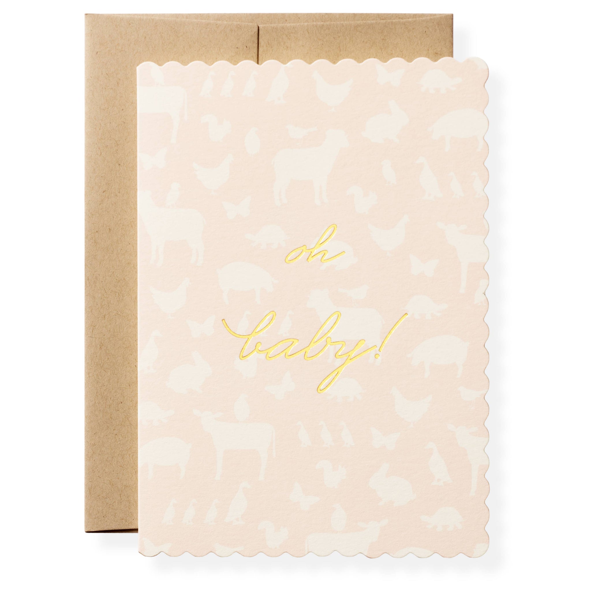 Oh Baby Girl Greeting Card